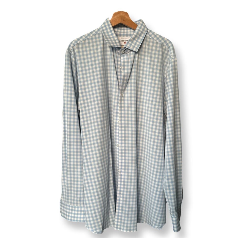Mizzen + Main Mens Long Sleeve Button Up XXL Trim-Fit